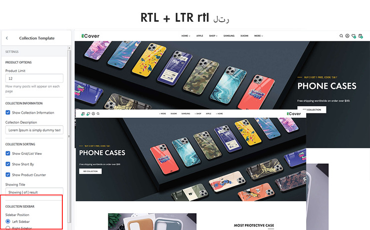 Cover The Phone Cases Accessories Premium Shopify Theme #209566