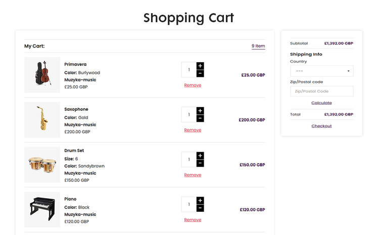 Muzyka The Music Guitar Premium Shopify Theme #187975