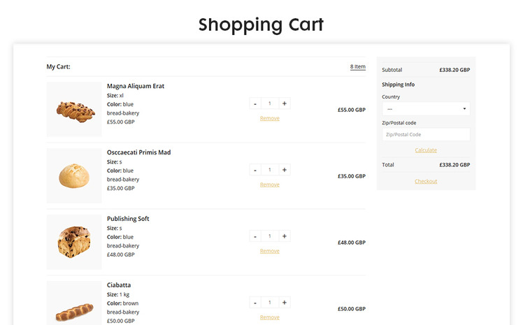 Bread Bakery The Bread Bakery Food Premium Shopify Theme #161037