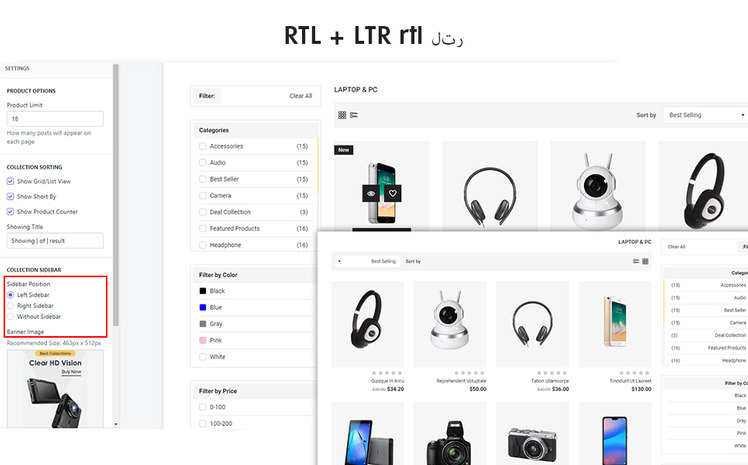Metrocart The Electronics Gadgets eCommerce Premium Shopify Theme #167224
