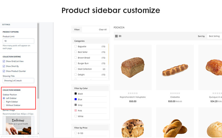 Bread Bakery The Bread Bakery Food Premium Shopify Theme #161037