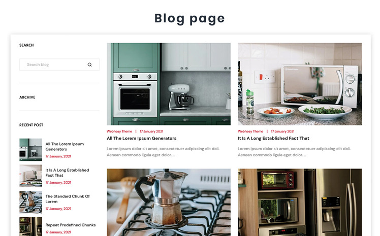 Kitchen The Kitchen Appliance Premium Shopify Theme #207556
