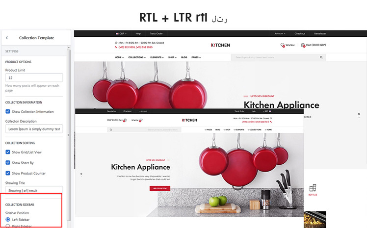Kitchen The Kitchen Appliance Premium Shopify Theme #207556