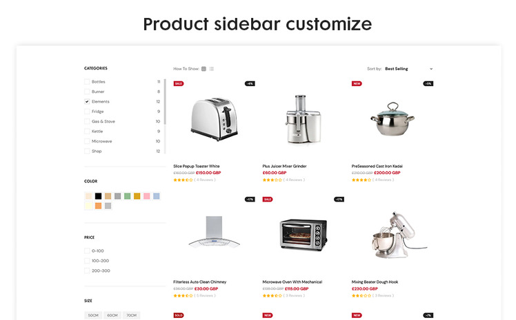 Kitchen The Kitchen Appliance Premium Shopify Theme #207556
