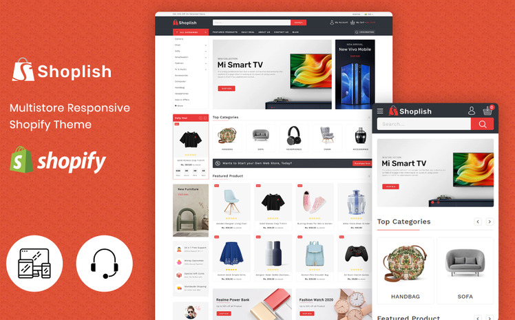 Shoplish Multipurpose Supermarket Shopify Theme #174346