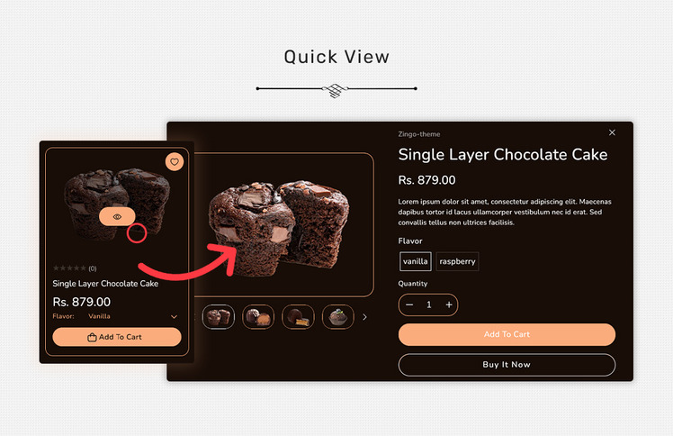 Zingo Cakes Sweets Chocolate Shopify Theme #329077
