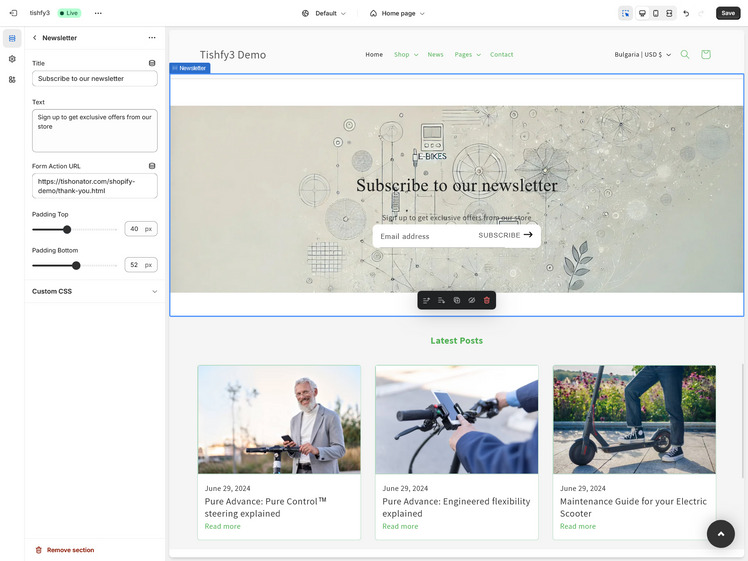 Tishfy E Bikes and Electric Vehicles Shopify Theme #431969