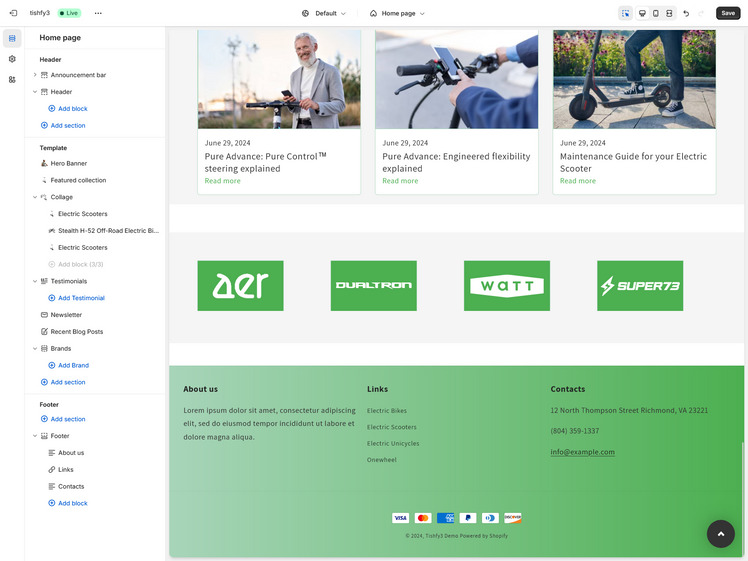 Tishfy E Bikes and Electric Vehicles Shopify Theme #431969
