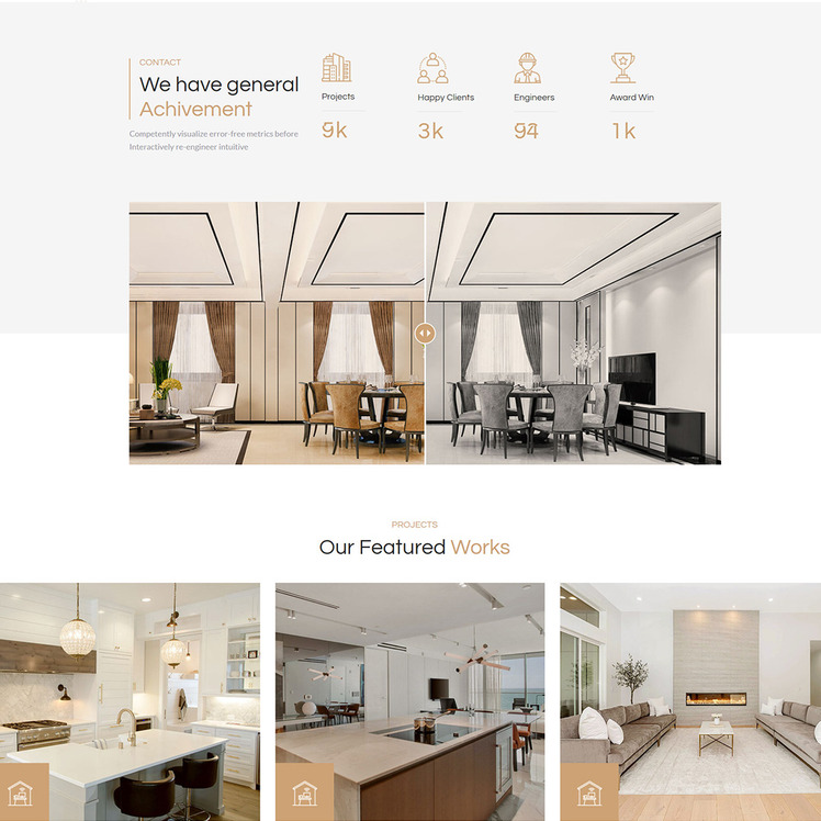 Dex Interior Design & Architecture HTML5 Template #238314