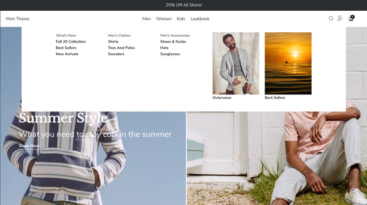 WON Multipurpose Shopify Theme #204992