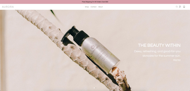 Aurora Shopify Beauty Theme #202741