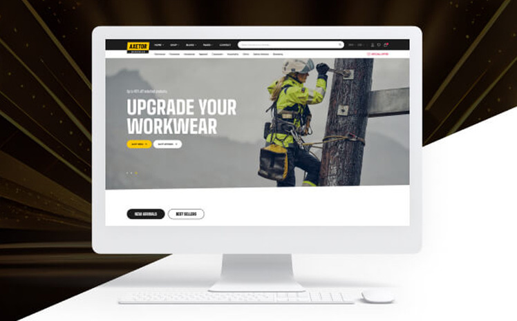 Axetor Workwear Safety Shopify Theme #414125