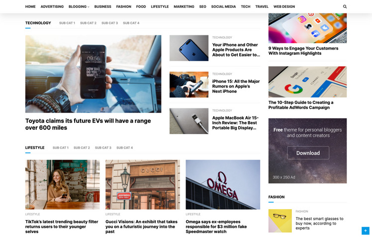 VisualNews Pro - WordPress Magazine Theme #381270