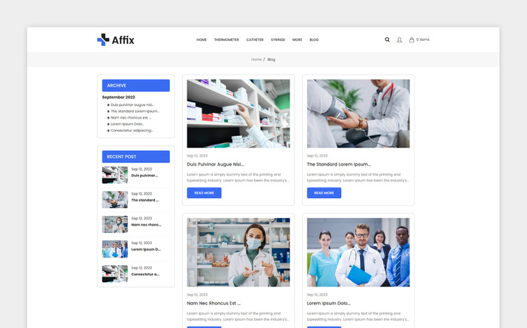 Affix Responsive Shopify Theme #381436