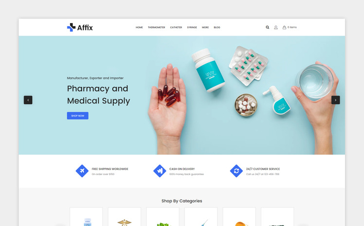 Affix Responsive Shopify Theme #381436