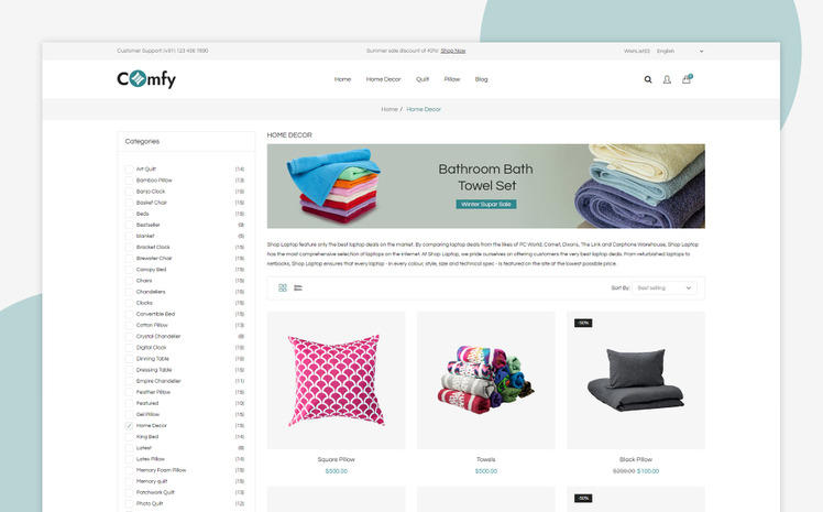 Comfy Responsive Shopify Theme #400679