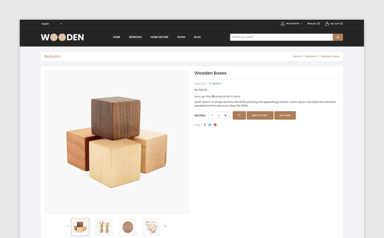 Wooden Responsive Shopify Theme #398129