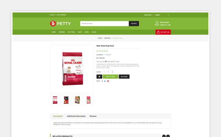 Petty Responsive Shopify Theme #376711