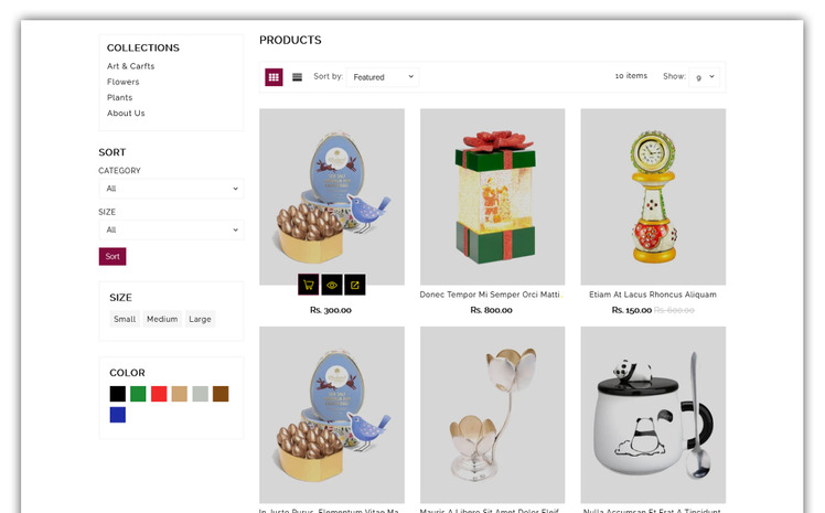Gift Store Shopify Template #195955