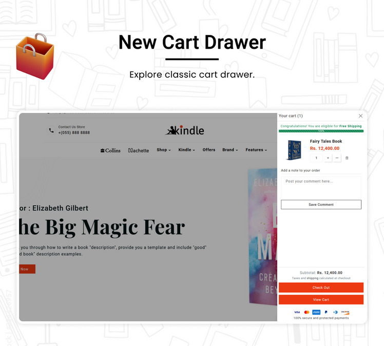 Kindle Books and Digital Comics Store Shopify Theme #269073-12
