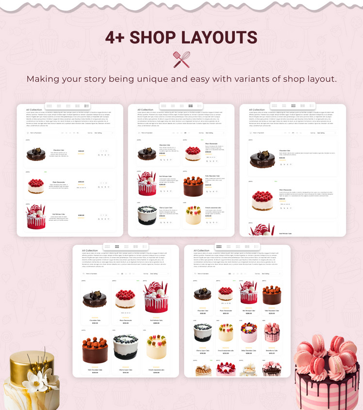 Cake Zilla Mega Cake Shopify Clean Responsive Theme #284755-11