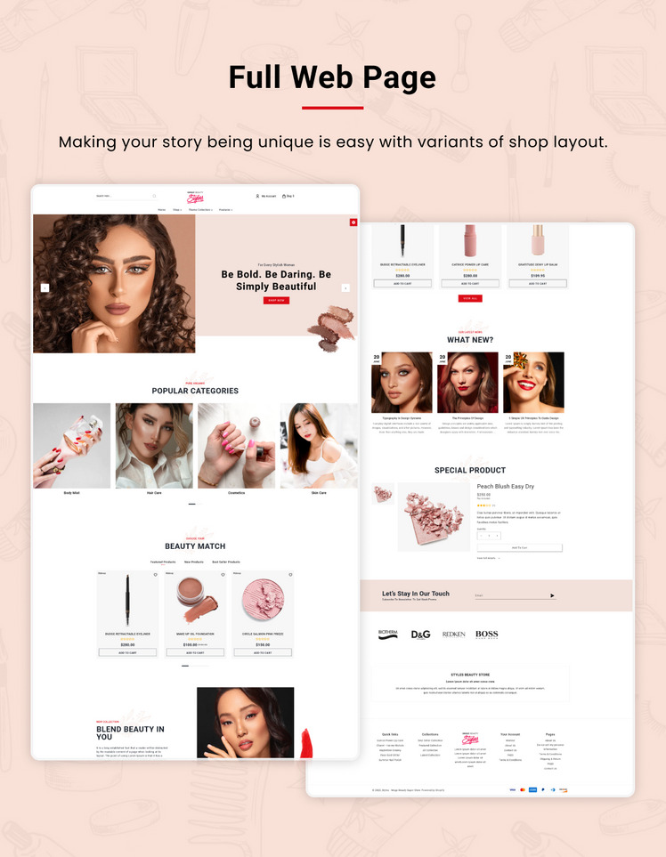 Style Mega Beauty Minimal Beauty Shopify Premium Responsive Theme #279781-5