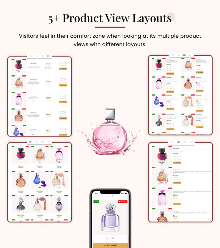Swert Fragrance and Perfume Shopify Theme Multipurpose Personal Care Shopify OS Theme #242010-11