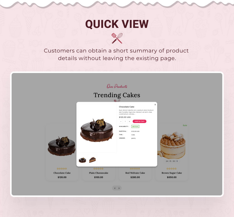 Cake Zilla Mega Cake Shopify Clean Responsive Theme #284755-10