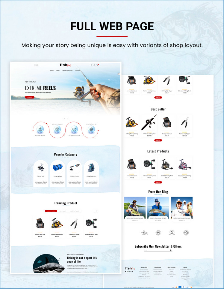 Fish Beats Mega Fishing Shopify Responsive Theme #282866-4