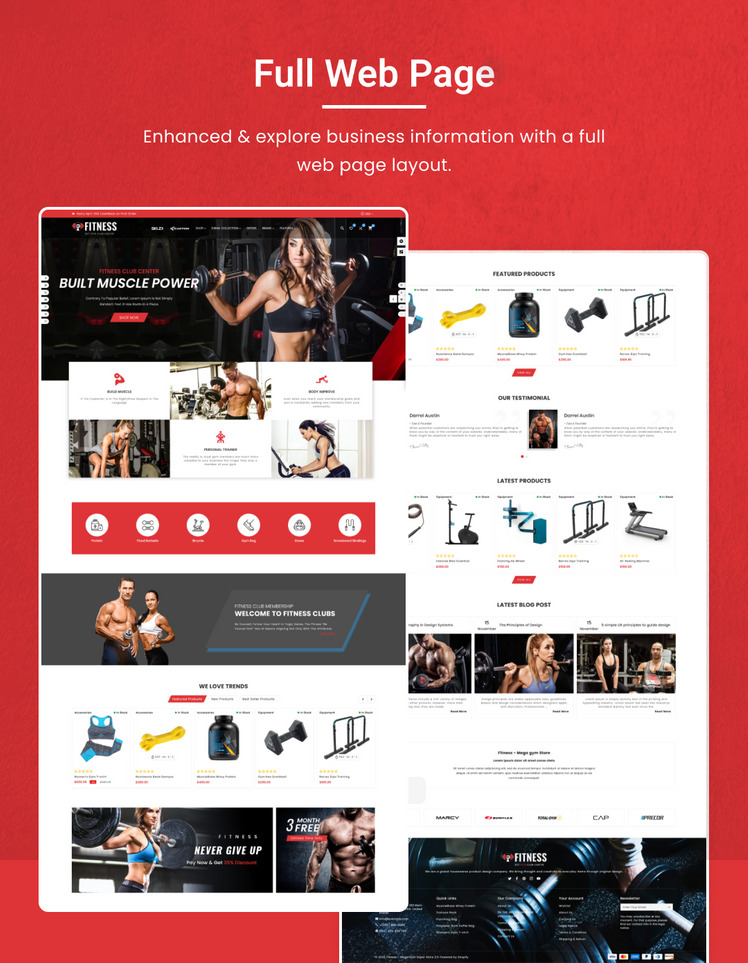 Fitness Mega Gym Sports Extreme Nutrition Super Shopify Store #264846-4