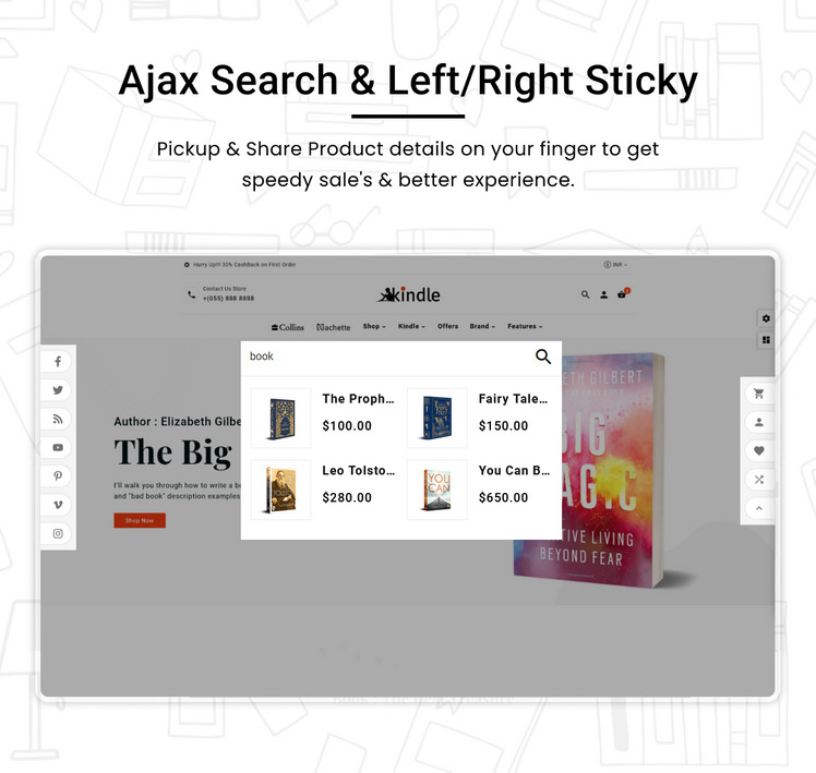Kindle Books and Digital Comics Store Shopify Theme #269073-6