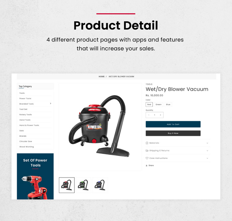 Toolza Mega Parts Shopify Premium Responsive Theme #280363-9