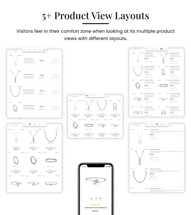 Royal Gems Jewelry and Luxurious Multipurpose Sections Shopify Theme #277278-11