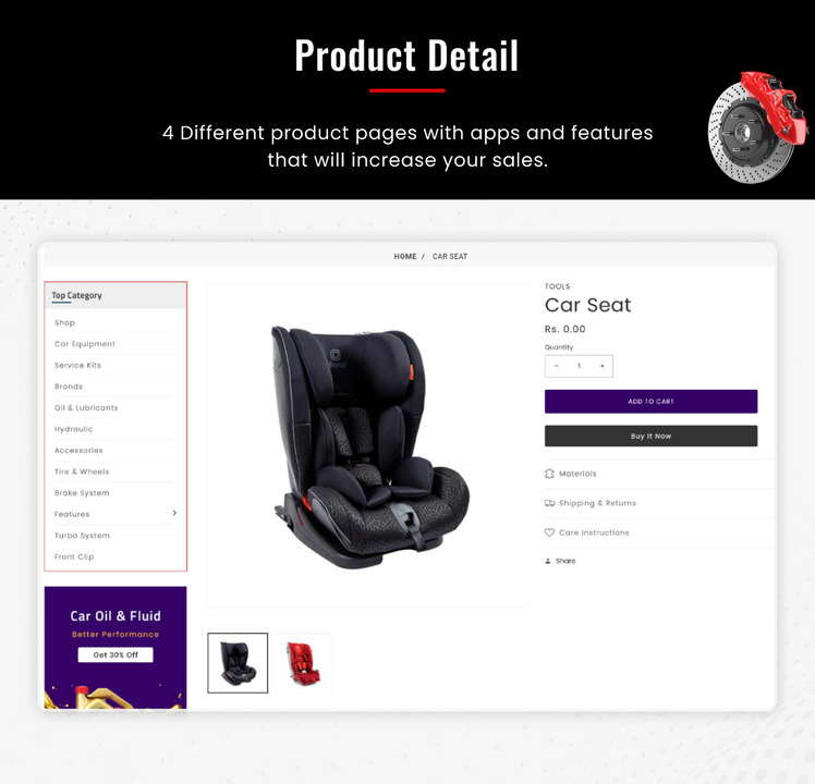 Shoppica Mega Spare Parts Cars Shopify Premium Responsive Theme #284624-9