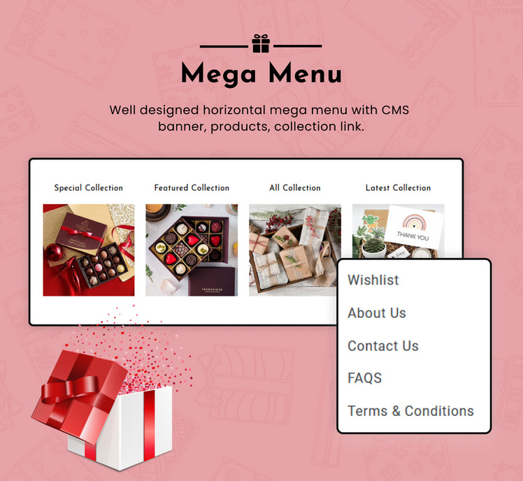 Gift Shop Art and Christmas Gift Valentine s Gifts Exchange Shopify Themes #280502-7