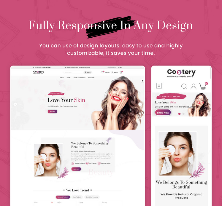 Costery Mega Cosmetics Perfume Health Beauty Shopify Premium Responsive Theme #280501-5