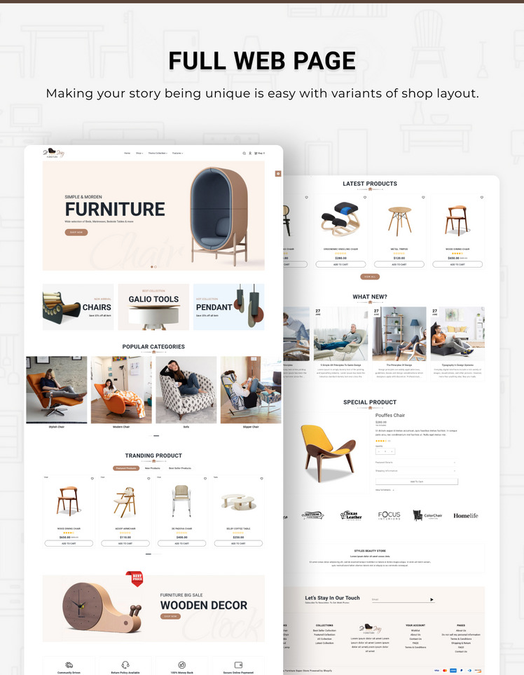 Sit Stay Mega Furniture Shopify Responsive Theme #280496-3