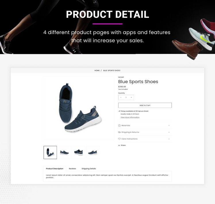 Sneakers Responsive World Footwear Sport Shoes Shopify Store #278429-10