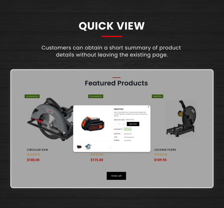 Toolsify Megastore Tools and Machine Shopify Responsive Template #280495-10