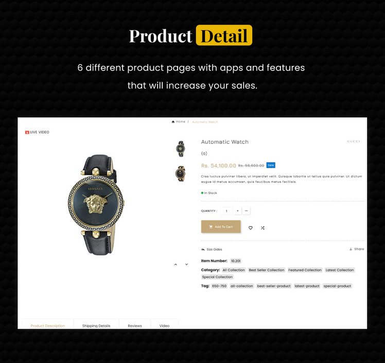 Royal Mega Watch Jewelry Multipurpose Super Shopify Store #252613-9