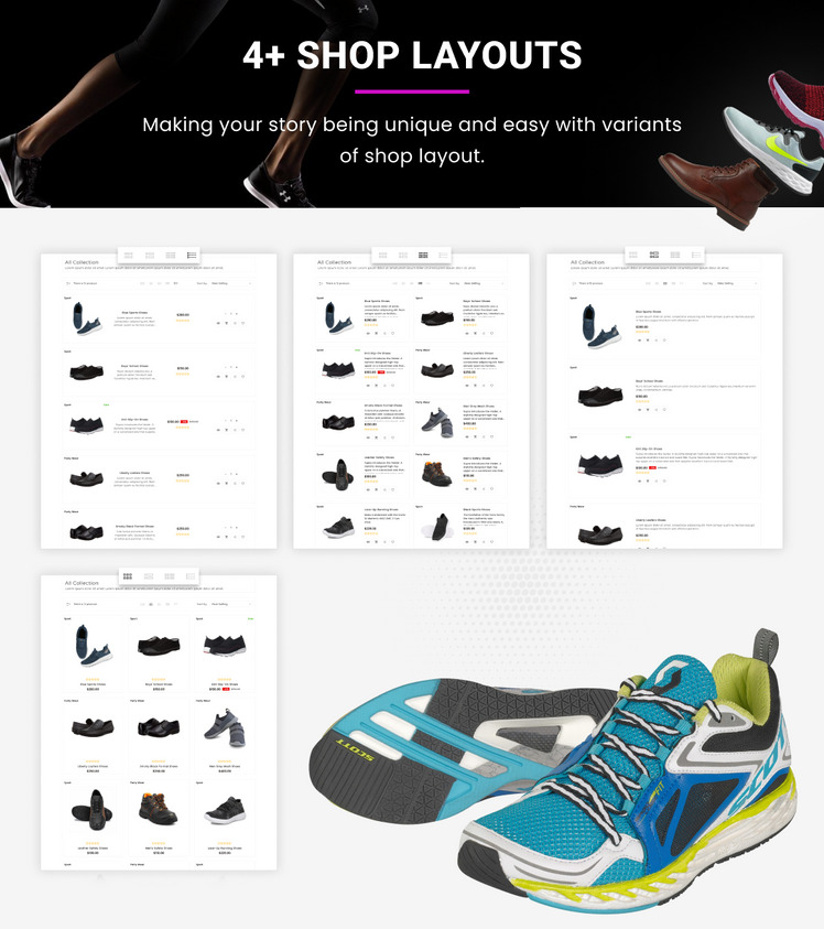 Sneakers Responsive World Footwear Sport Shoes Shopify Store #278429-12