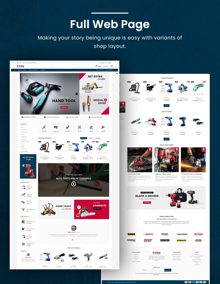 Toolza Mega Parts Shopify Premium Responsive Theme #280363-4