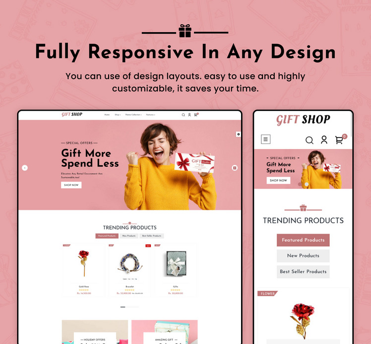 Gift Shop Art and Christmas Gift Valentine s Gifts Exchange Shopify Themes #280502-5