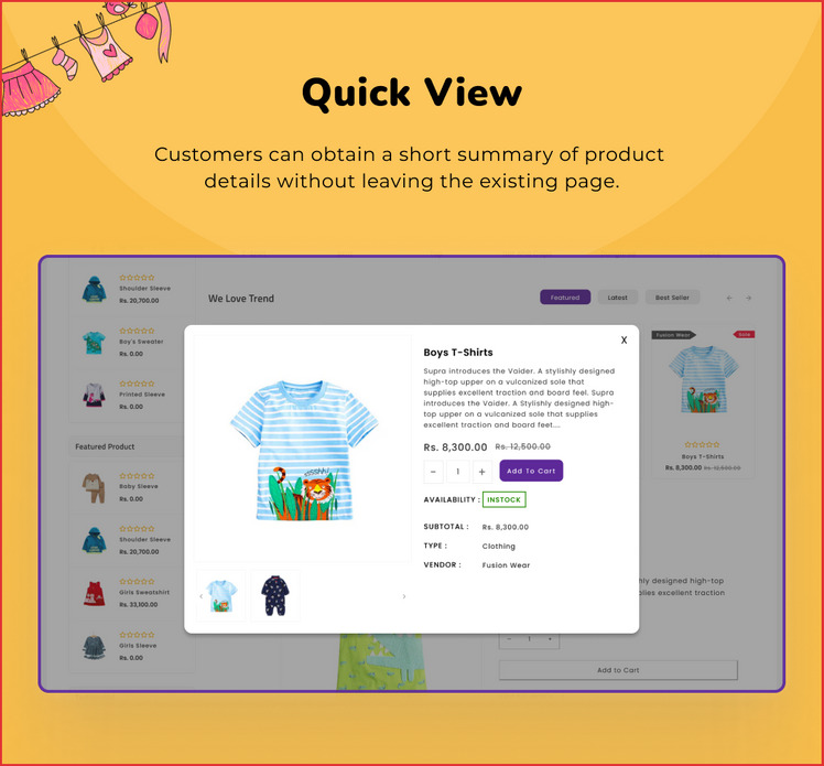Fashona Children Kids Fashion Shopify Responsive Theme #282868-10