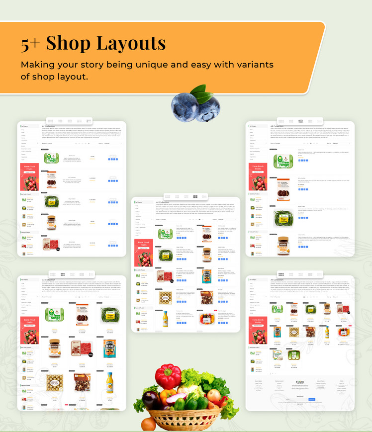 FreshG Mega Grocery Food Drink Coffee Shopify Premium Responsive Theme #284625-10