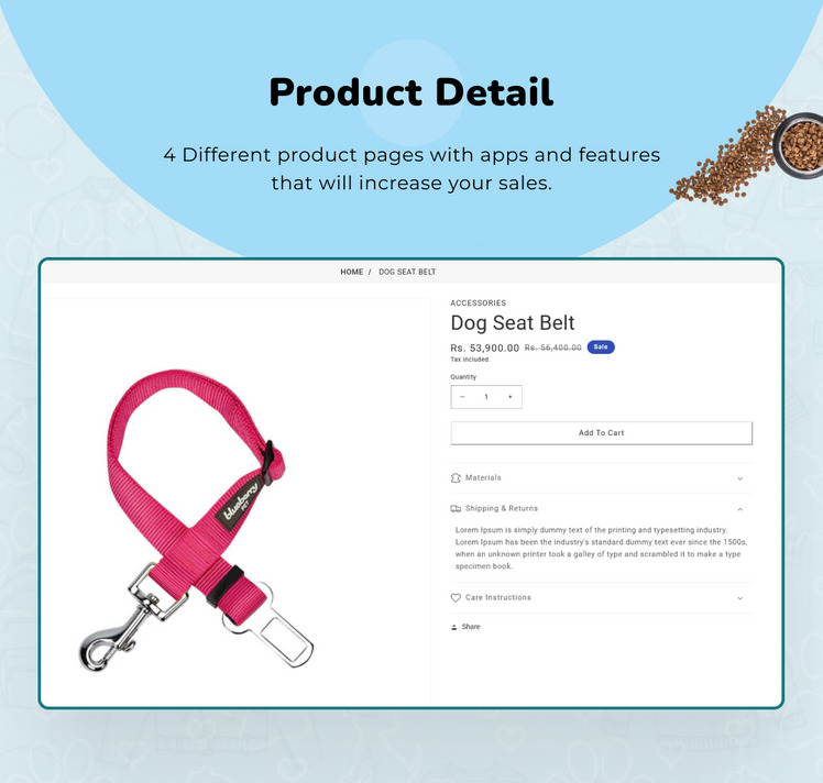 Oh My Dog Mega Pets Shopify Responsive Theme #280503-8