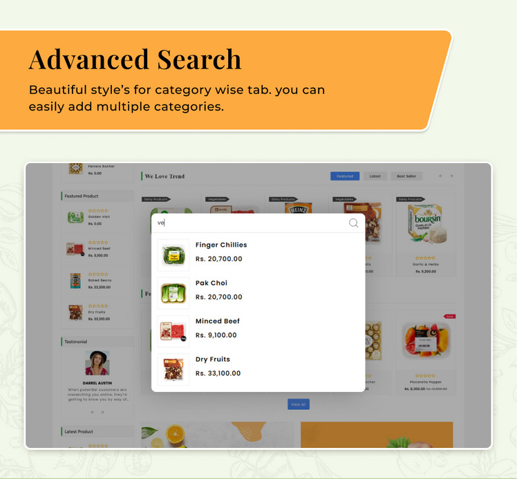 FreshG Mega Grocery Food Drink Coffee Shopify Premium Responsive Theme #284625-5