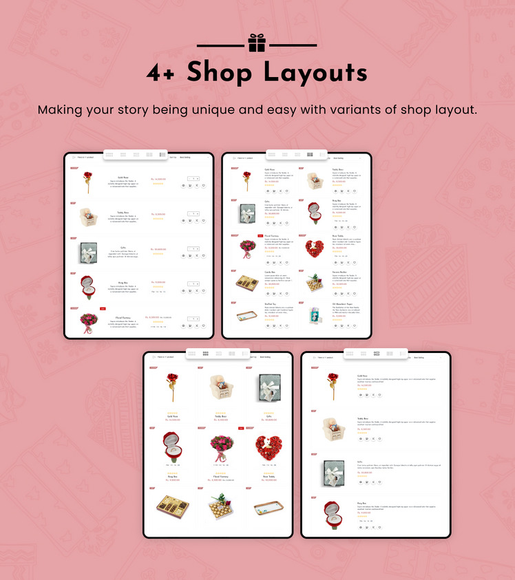 Gift Shop Art and Christmas Gift Valentine s Gifts Exchange Shopify Themes #280502-11