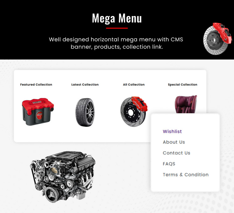 Shoppica Mega Spare Parts Cars Shopify Premium Responsive Theme #284624-7