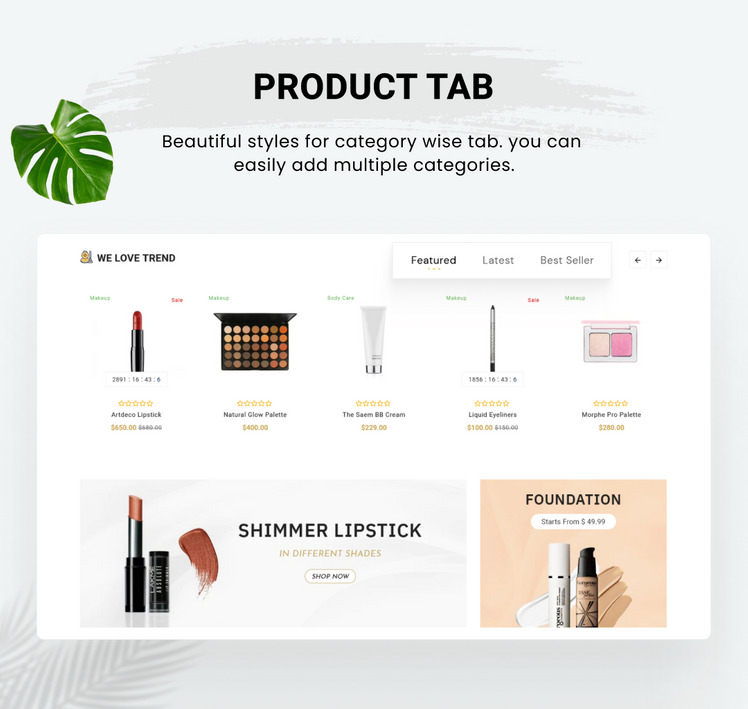 Sephoria Bio Cosmetics Health Beauty Shopify Responsive Store #278428-9